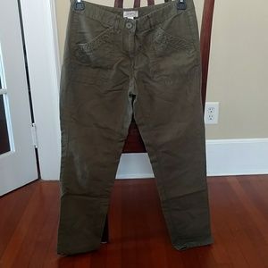 Linen blend pants